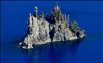 The Phantom Ship in Crater Lake